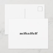 5 x 7-inch drieledige Letter Vold Holiday Kaart (Voorkant / Achterkant)
