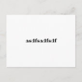 5 x 7-inch drieledige Letter Vold Holiday Kaart (Voorkant)