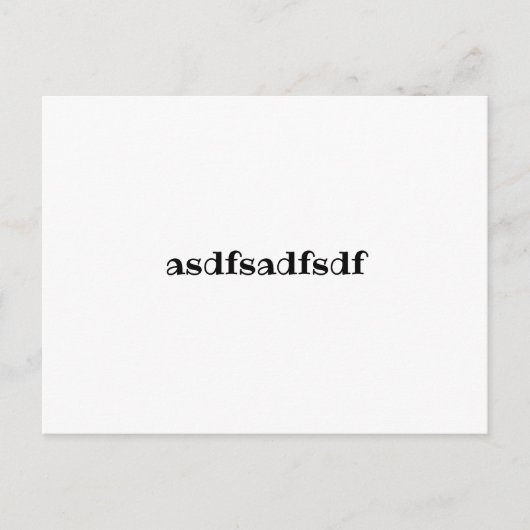 5 x 7-inch drieledige Letter Vold Holiday Kaart (Voorkant)