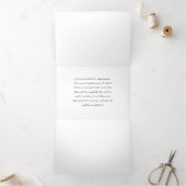 5 x 7-inch drieledige Letter Vold Holiday Kaart (Binnen)