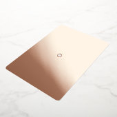 5 x 7-inch Folie Folie Uitnodiging (Gedraaid)