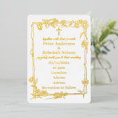 5 x 7-inch Folie huwelijksuitnodiging Folie Uitnodiging (Staand Voorkant)