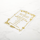 5 x 7-inch Folie huwelijksuitnodiging Uitnodiging (Gedraaid)