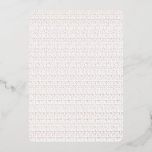 5 x 7-inch Folie Uitnodiging