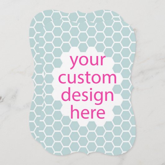 5 x 7-inch Kaart Uitnodiging - Aangepaste afdruk (Voorkant / Achterkant)