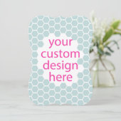 5 x 7-inch Kaart Uitnodiging - Aangepaste afdruk (Staand voorkant)