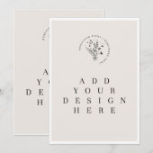 5 x 7-inch Kaarten (Voorkant / Achterkant)