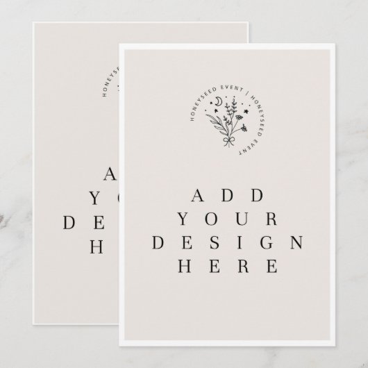 5 x 7-inch Kaarten (Voorkant / Achterkant)