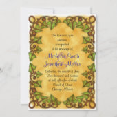 5 x 7-inch Paarse vlinder en zware hartaanval Kaart (Achterkant)