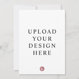 5 x 7 inch uitnodiging