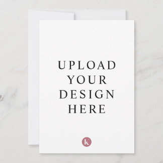 5 x 7 inch uitnodiging