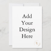 5 x 7-inch uitnodiging (Voorkant)