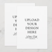 5 x 7" kaart (Voorkant / Achterkant)