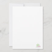 5 x 7 kaart (Achterkant)