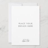 5" x 7" kaart afdrukken (Achterkant)