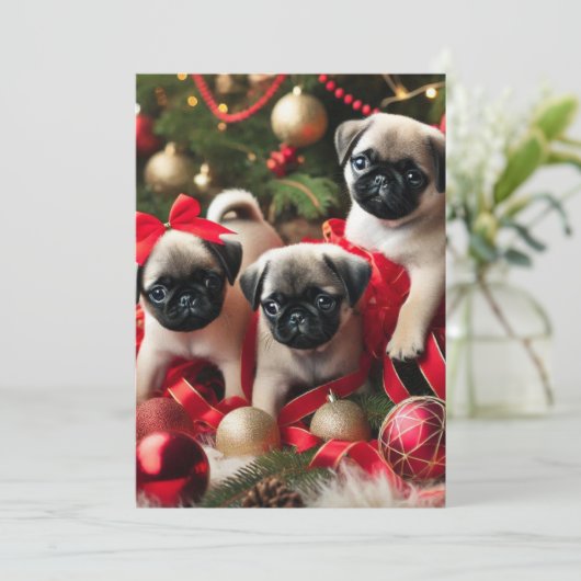 5 X 7 Kerstkaart (Staand voorkant)