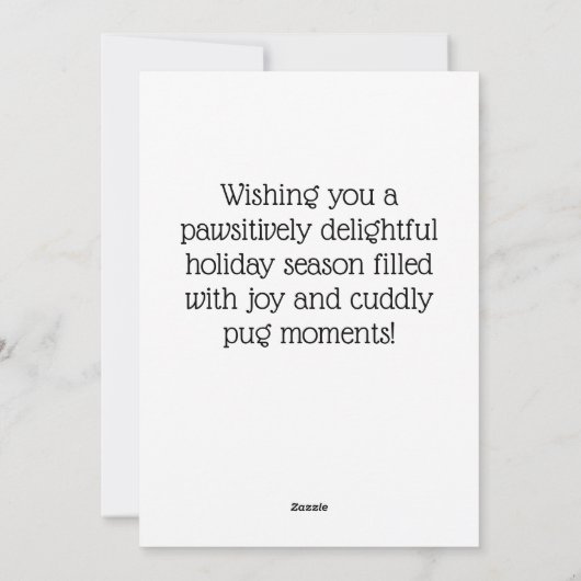 5 X 7 Kerstkaart (Achterkant)