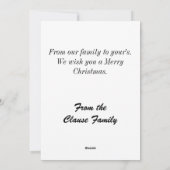 5 x 7 kerstkaart (Achterkant)