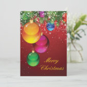 5 x 7 kerstkaart kaart (Staand voorkant)