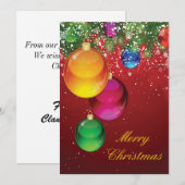 5 x 7 kerstkaart kaart (Voorkant / Achterkant)
