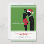 5 x 7 kerstkaarten voor zwangerschappen - mammie feestdagenkaart (Voorkant)