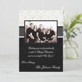 5 x 7 Kerstmis XMAS Happy Holiday PHOTO-kaart Feestdagenkaart (Staand voorkant)