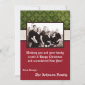 5 x 7 Kerstmis XMAS Happy Holiday PHOTO-kaart Feestdagenkaart (Voorkant)