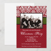 5 x 7 Kerstmis XMAS Happy Holiday PHOTO Uitnodigin Kaart (Voorkant / Achterkant)