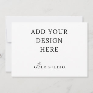 5 x 7 Landschapsuitnodiging Blanco Sjabloon Kaart