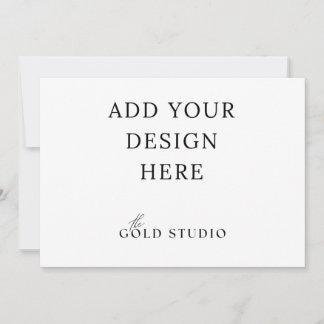 5 x 7 Landschapsuitnodiging Blanco Sjabloon Kaart