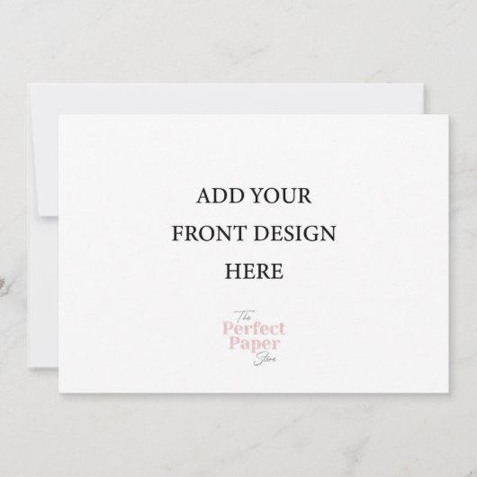 5 x 7 Landschapsuitnodiging Kaart (Voorkant)