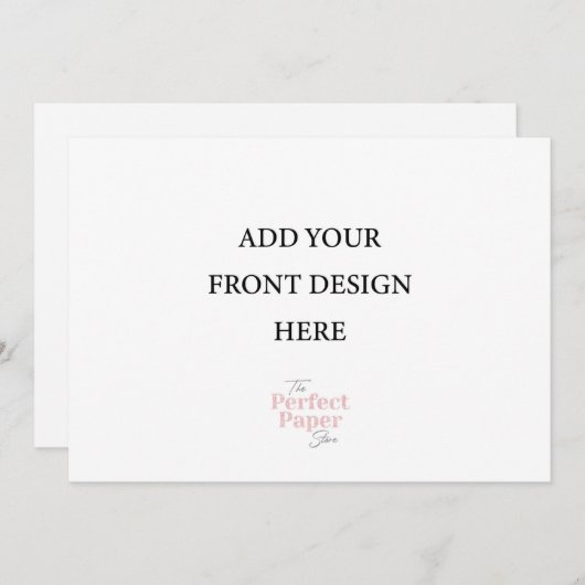 5 x 7 Landschapsuitnodiging Kaart (Voorkant / Achterkant)