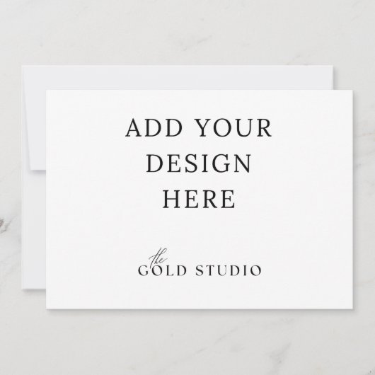 5 x 7 Liggend uitnodigings sjabloon  Kaart (Voorkant)