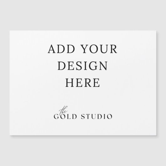 5 x 7 magnetisch Briefkaart uitnodigingslandschap  (Voorkant)