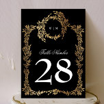 5 x 7 Monogram Zwart Crest Klassieke Tafelnummers<br><div class="desc">***dit ontwerp maakt deel uit van een bijpassend collectie sjabloon** __________________________ Deze ontwerpoptie is volledig bewerkbaar / aanpasbaar door u als klant - Klik op Verdere knop personaliseren als u het ontwerp wilt verplaatsen, toevoegen, verwijderen of significante wijzigingen wilt aanbrengen _______________________ *Als u nog vragen over het ontwerp hebt of...</div>