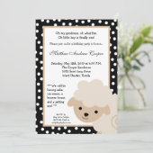 5 x 7 Neutraal Boerderij Sheep Birthday Party Invi Kaart (Staand voorkant)