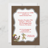 5 x 7 Penguin/Reindeer Kerstspellen Uitnodiging (Voorkant)