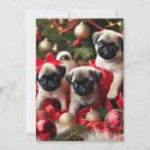 5 X 7 platte kerstkaart (Voorkant)