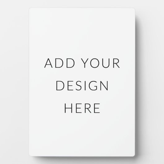 5"x 7"Portretdruk Fotoplaat (voorkant)