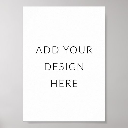 5"x 7"Portretdruk Poster (Voorkant)