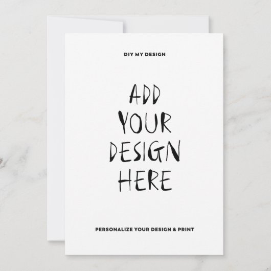 5" x 7" Portretkaart Kaart (Voorkant)