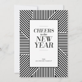 5 x 7 Proost op de nieuwjaarsvakantie Kaart