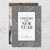 5 x 7 Proost op de nieuwjaarsvakantie Kaart (Voorkant / Achterkant)