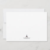 5 x 7 Roze & Groene Code Baby Shower Invitaties Kaart (Achterkant)