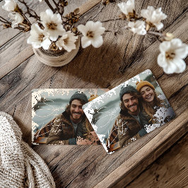 5 "x 7" Rustic Real Gold Folie Save the Date Kaart