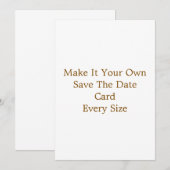 5" x 7" Save The Date Kaart (Voorkant / Achterkant)