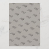 5 x 7 Tafelnummer botanische bruiloft (Achterkant)