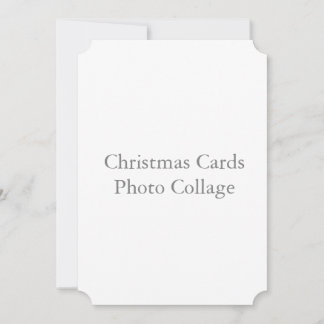 5" x 7" Ticket kerstkaarten foto collage Kaart