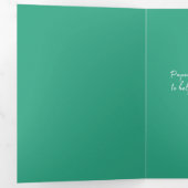 5 "x 7" Trifold Christmas Paper Doll Kaart #1 (Binnenzijde eerst)