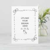 5 x 7" uitnodiging (Staand voorkant)